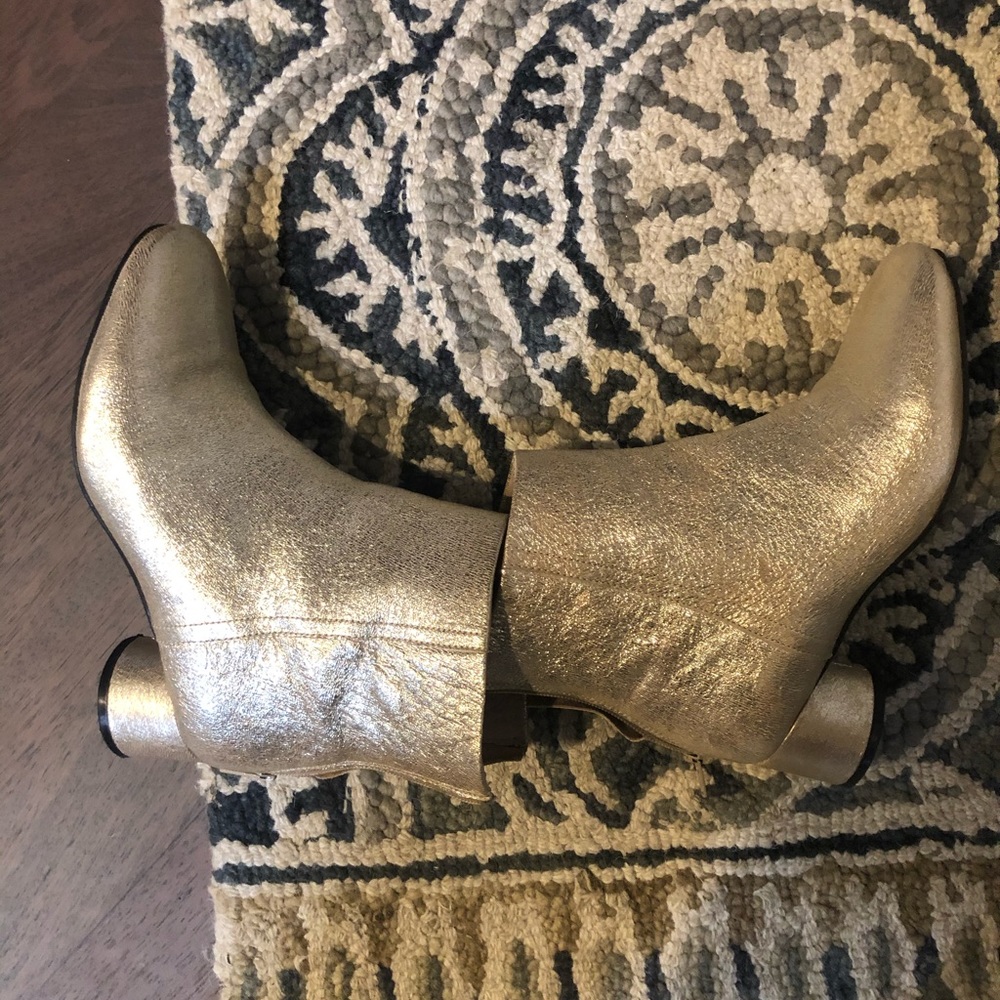 Gold Booties - Picture 3 of 7